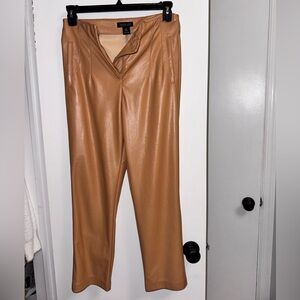 Rachel Zoe Tan Leather Pants
